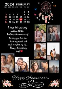 couple anniversary photo frame💞🌹