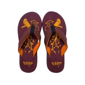 stylish floral print flip flops for women (extra soft sole)