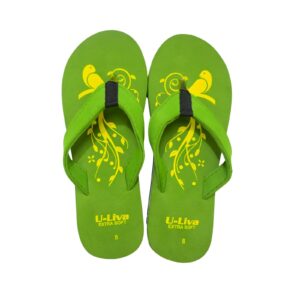 stylish floral print flip flops for women (extra soft sole)
